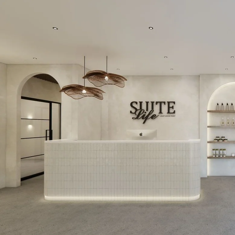 Sneak peek 👀✨ Our salon suite lobby is coming to life in 3D! While we wait on permits, we couldn&rsquo;t resist sharing the vision. Tag or share with your favorite beauty + wellness pros &mdash; something special is on the way 💇🏽&zwj;♀️💅🧖🏾&zwj;