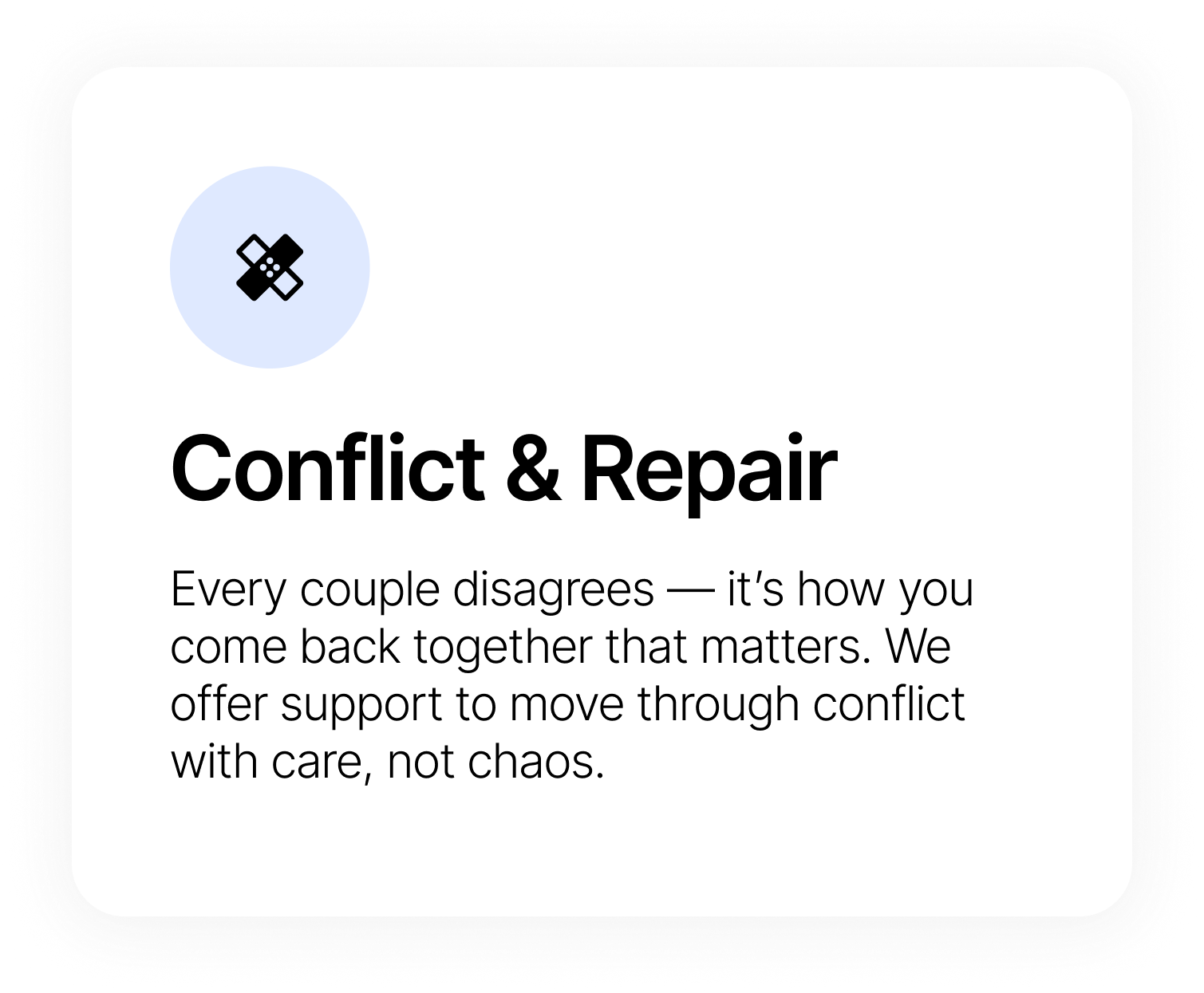 Conflict and Repair