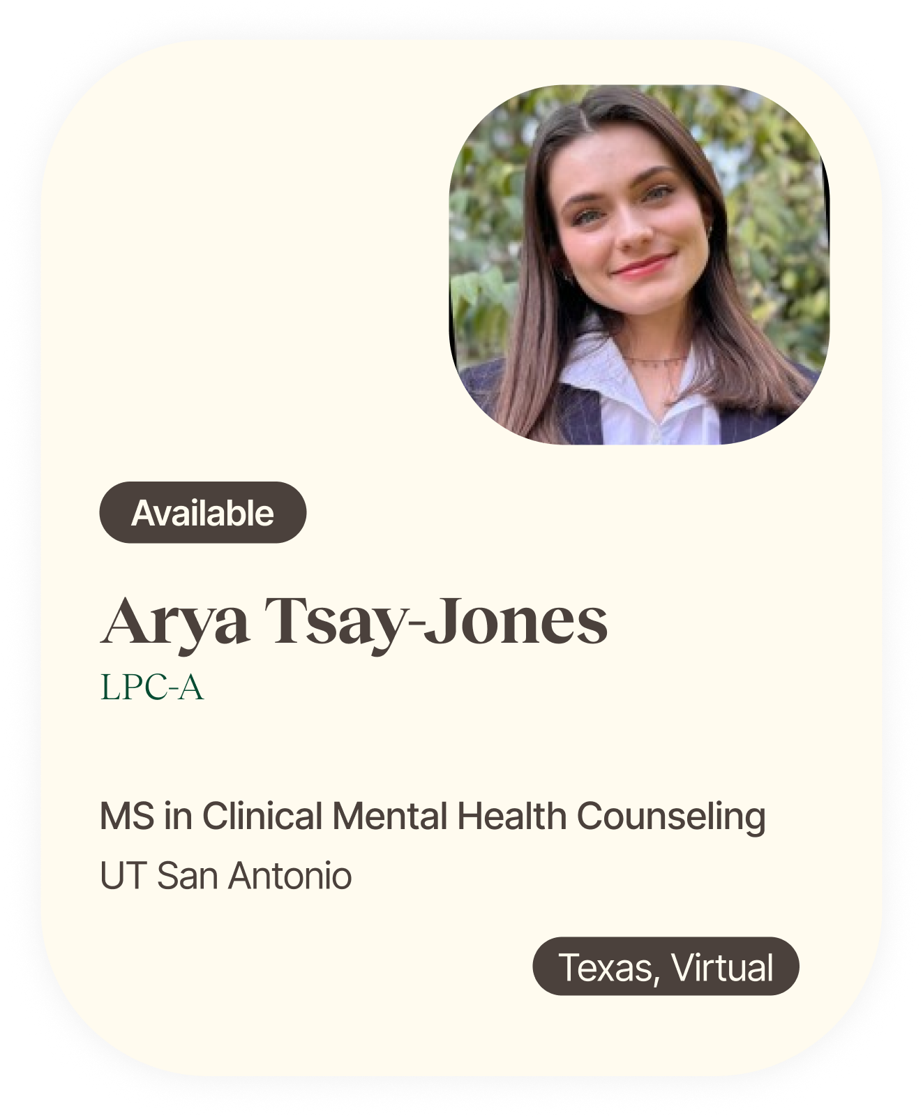 Arya Tsay-Jones