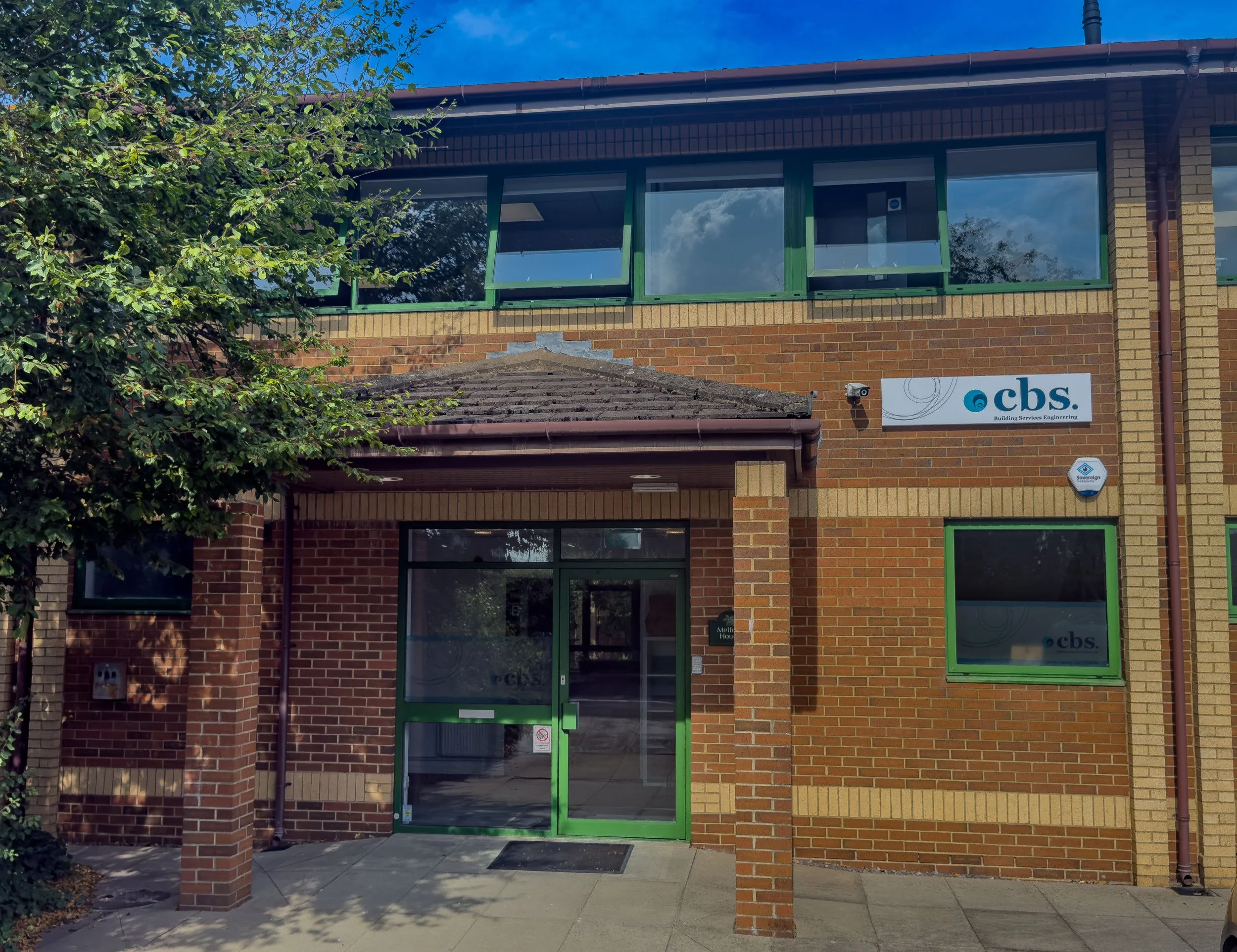 Entrance to the CBS Engineering office in Yate, Bristol.