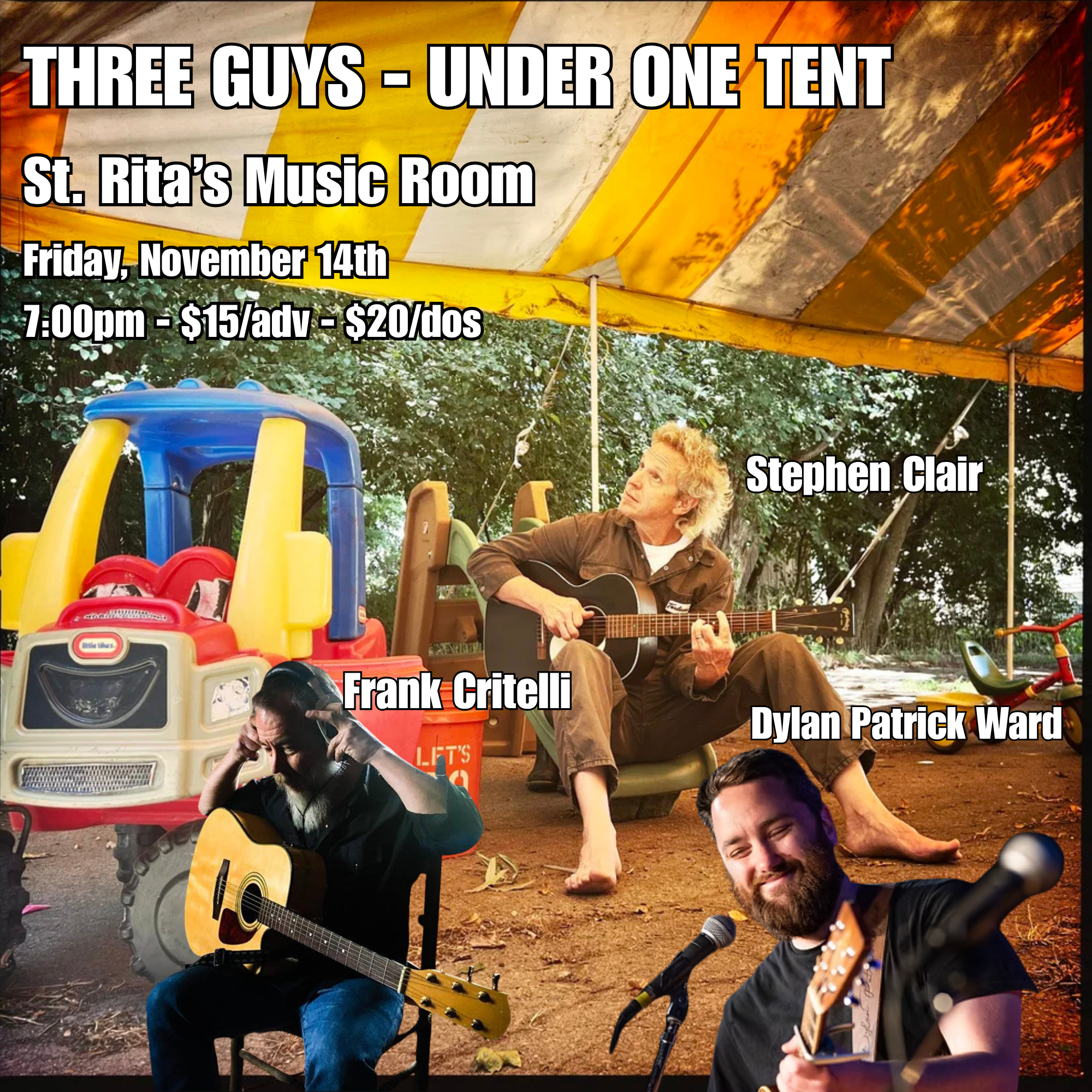 Dylan Patrick Ward, Frank Critelli, & Stephen Clair