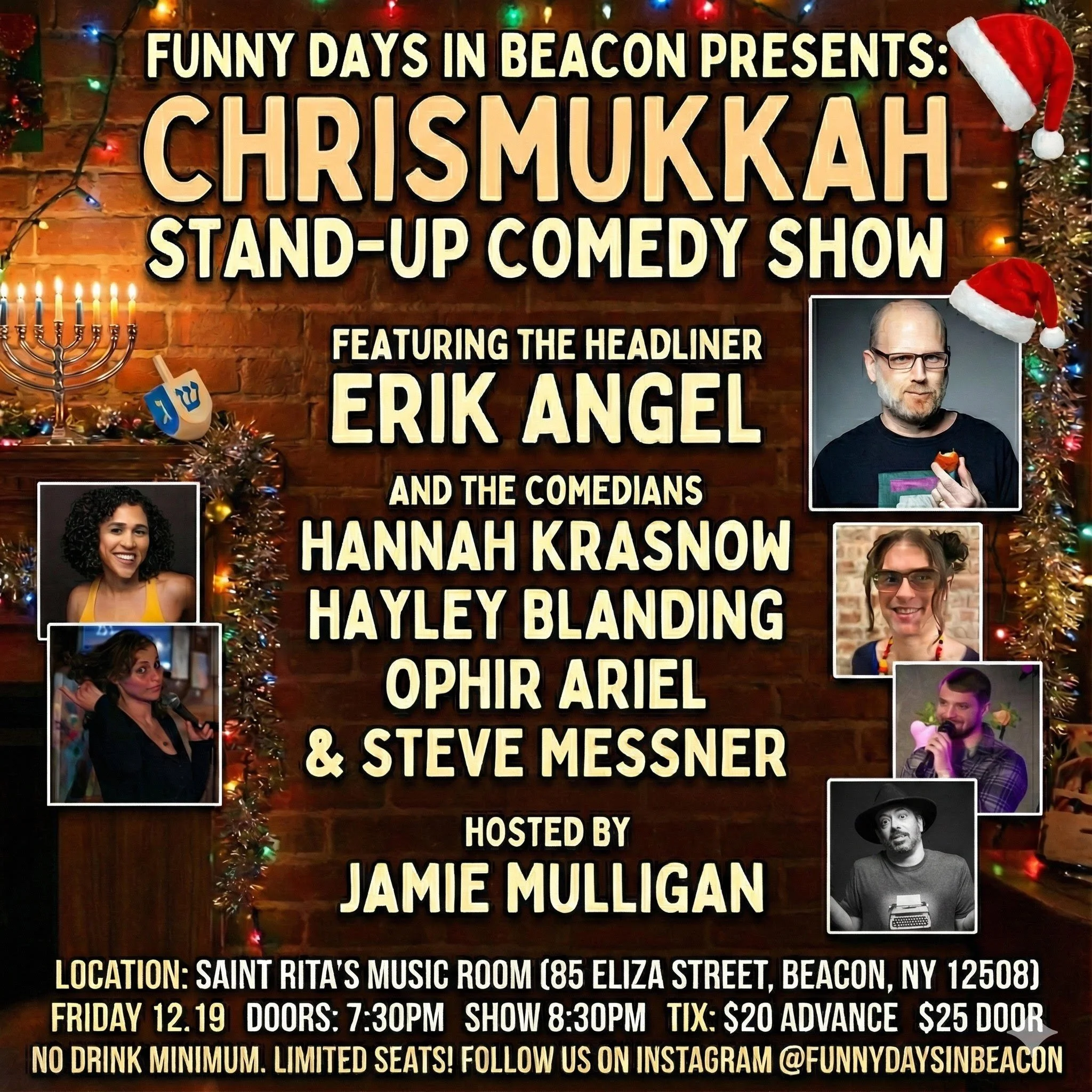 Funny Days in Beacon Presents: A Chrismukkah Stand-Up Comedy Show