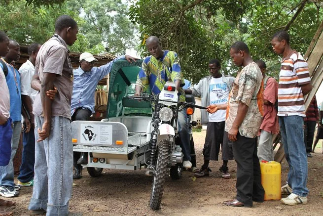 Motorbike ambulances
