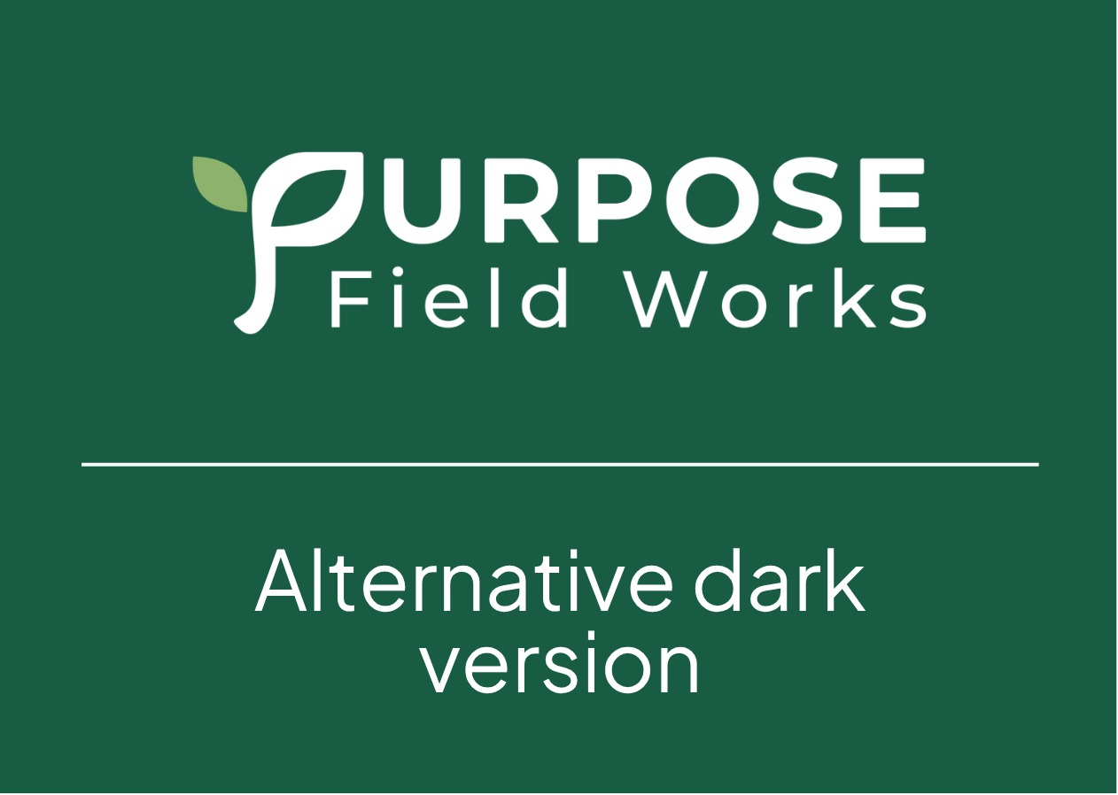 Purpose Field Works' secondary logo