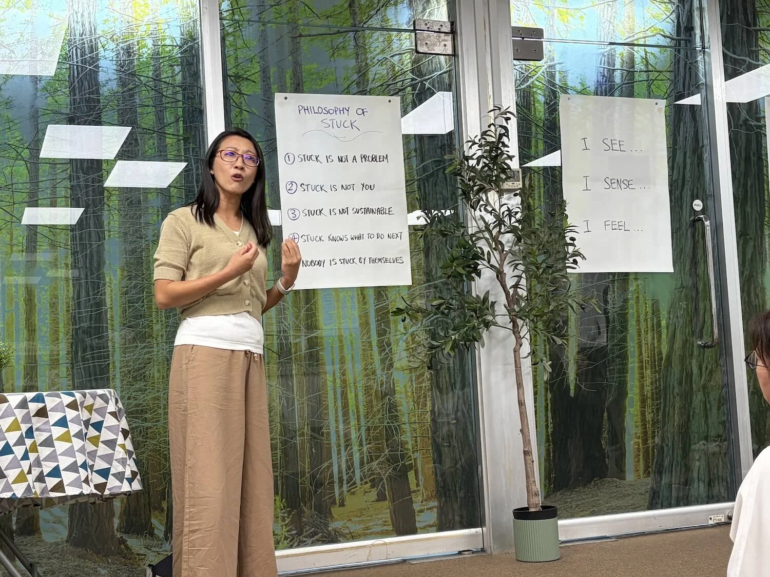 Hwee Bin in action during a systems change workshop