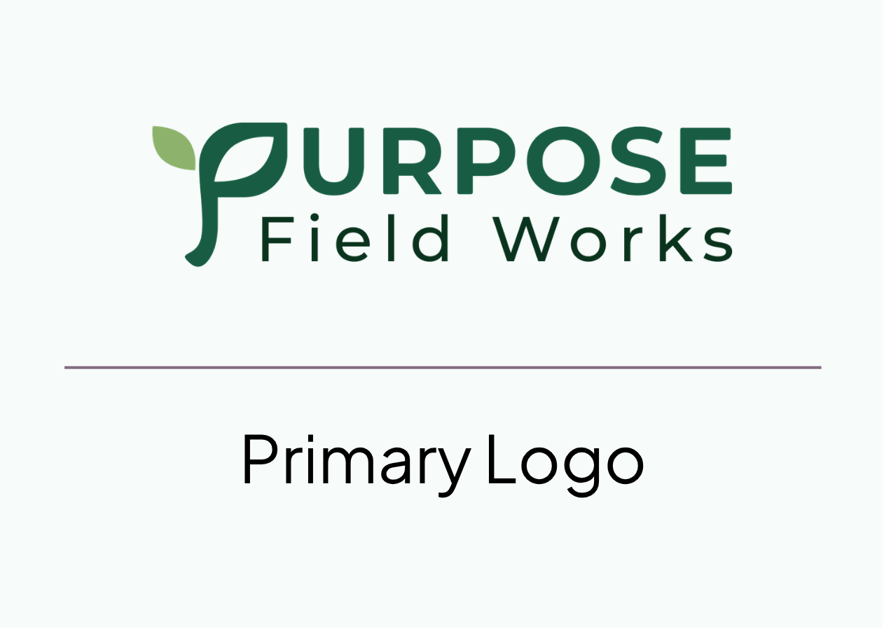 Purpose Field Works' primary logo