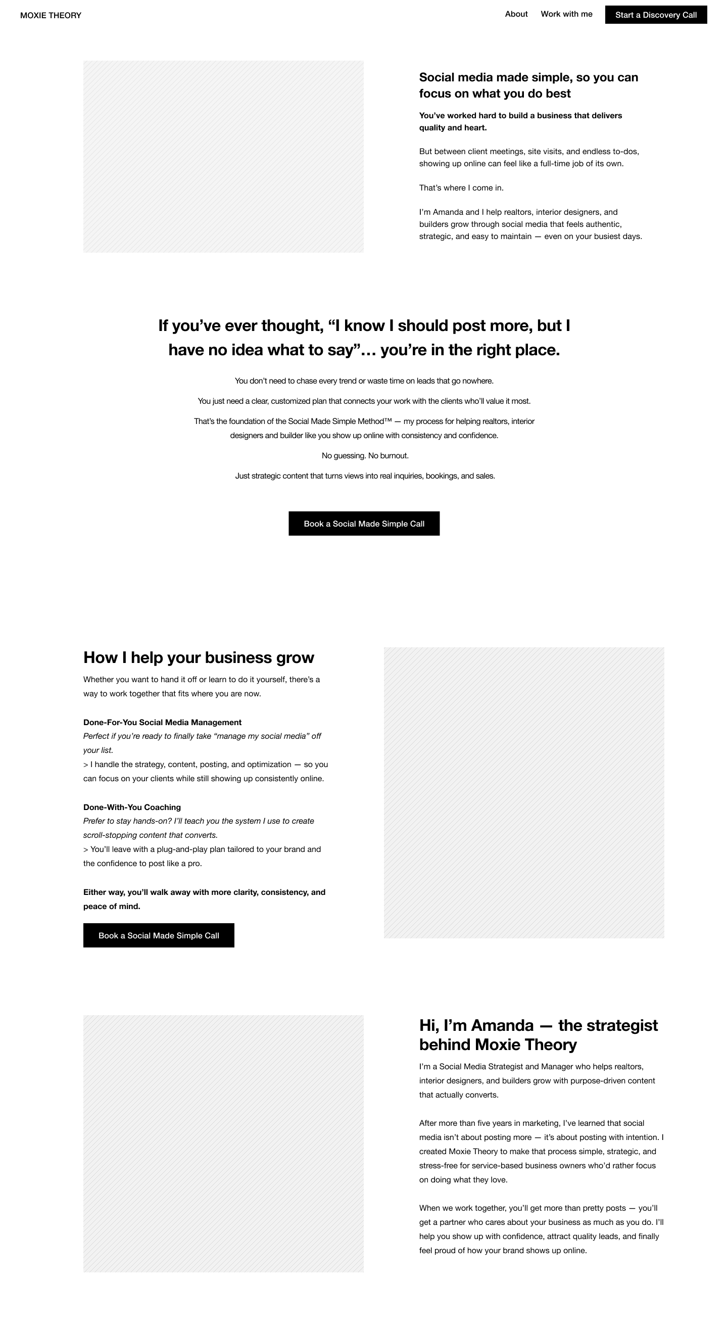 Copywriting done for about page