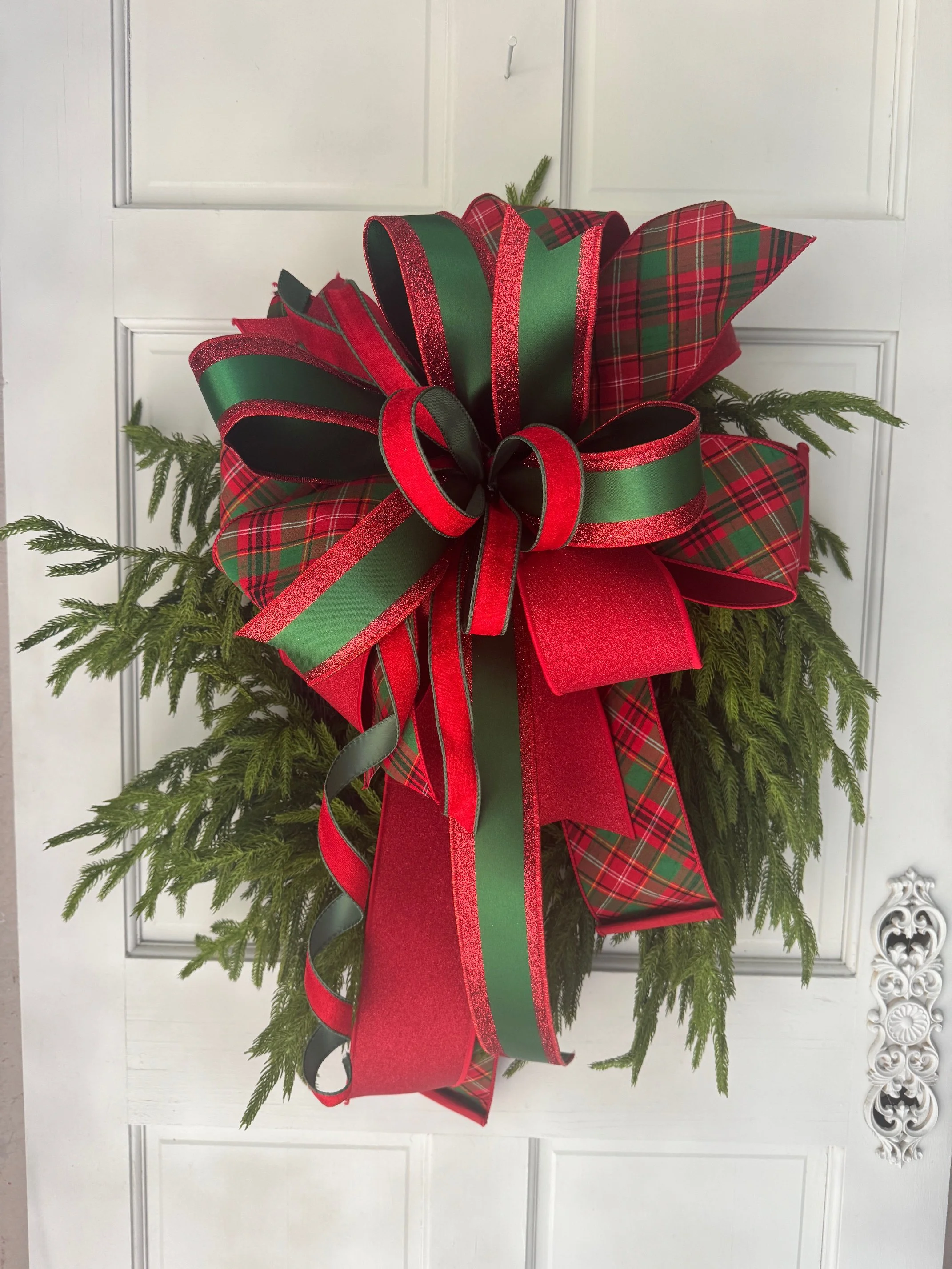 Gabrielle Designer Red Green Christmas Wreath