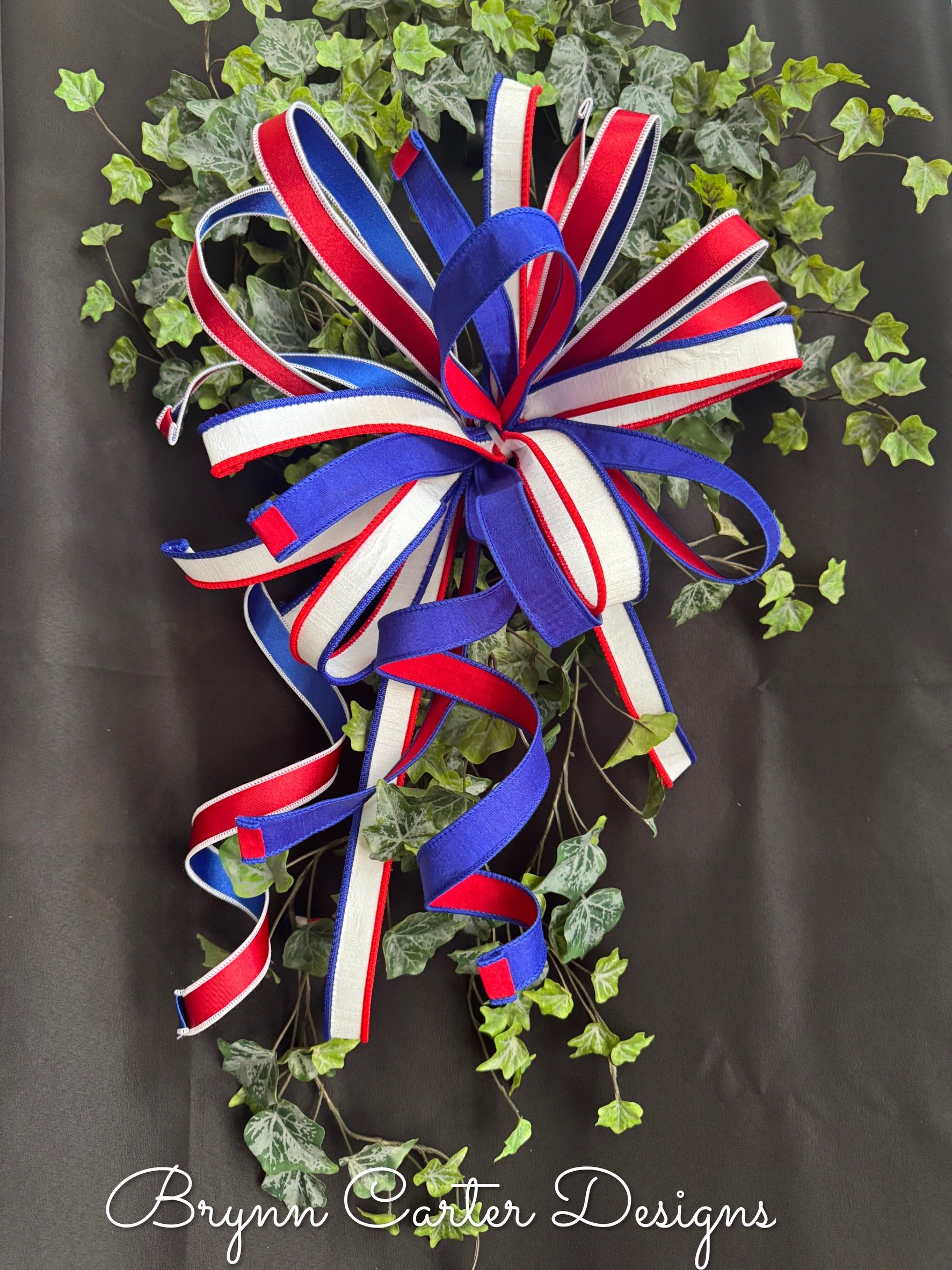 Patriotic Skinny Ribbon Red/White/Blue