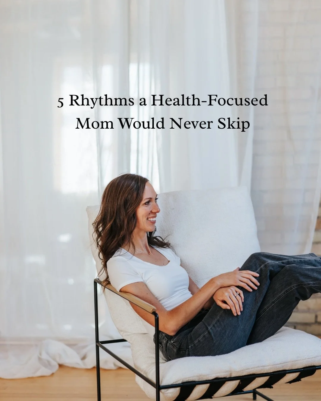 As moms, we influence our children&rsquo;s health more than we realize.

Not by being perfect&hellip;
But by creating the environment and modeling the rhythms.

The food in the kitchen.
The time spent outside.
The way we treat rest, stress, and scree