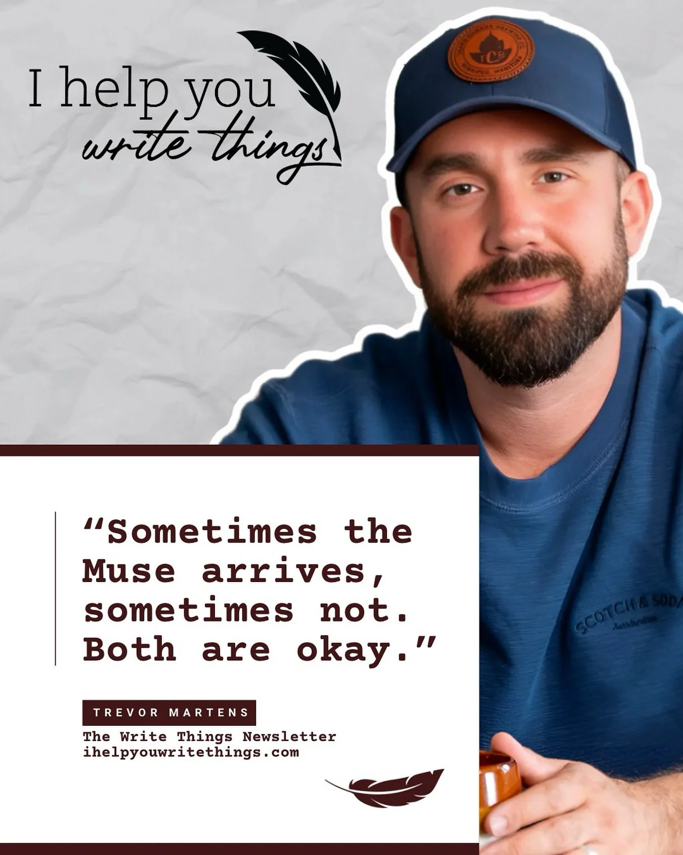 Your worth as a writer isn&rsquo;t measured by output.⁣
⁣
It&rsquo;s measured by your willingness to return&mdash;to stay open, curious, and kind to yourself through the ebb and flow.⁣..with or without the Muse. 
⁣
💌 Get more gentle guidance in 𝐓𝐡