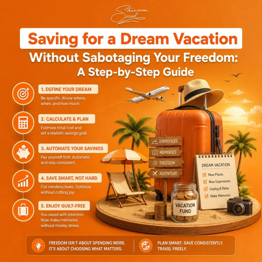 Saving for a Dream Vacation Without Sabotaging Your Freedom: A Step-by-Step Guide