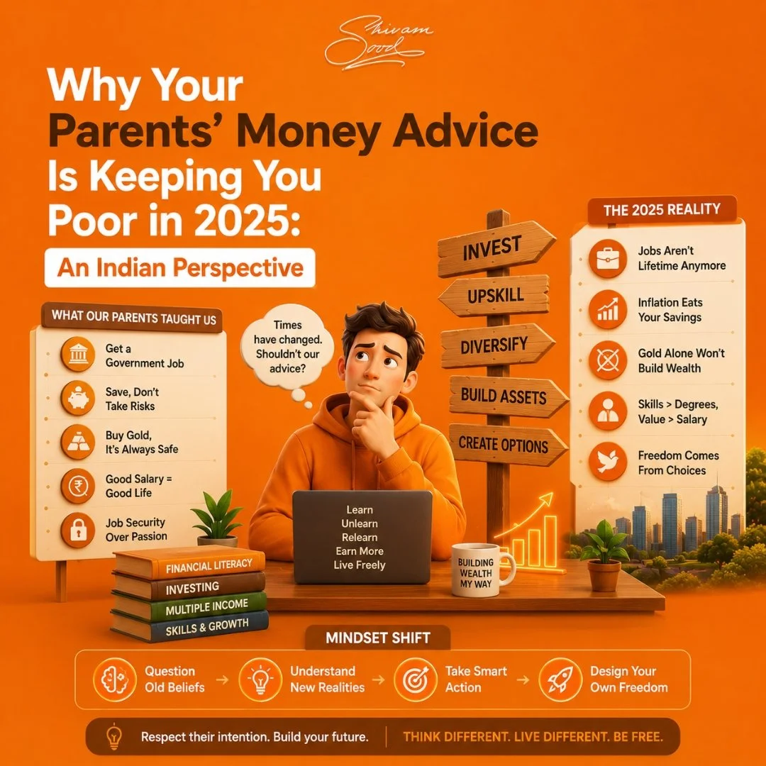 Why Your Parents’ Money Advice Is Keeping You Poor in 2025: An Indian Perspective