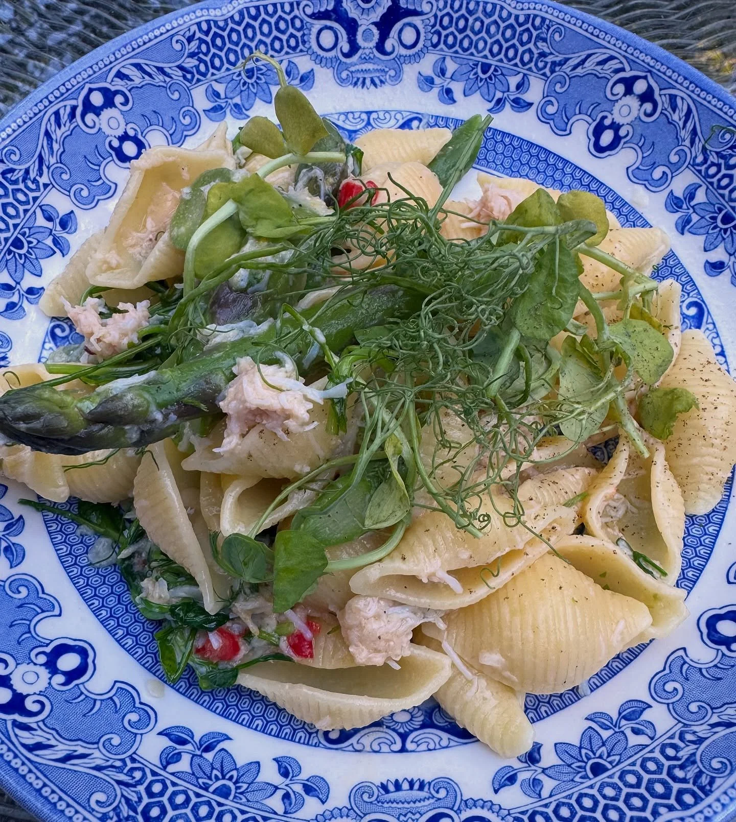 Spring, for me, is all about simplicity - it&rsquo;s my favourite time of year for produce, with so many fresh, green, seasonal ingredients available. This dish came together in just 10 minutes, yet still feels like such a treat.

Crab and asparagus 