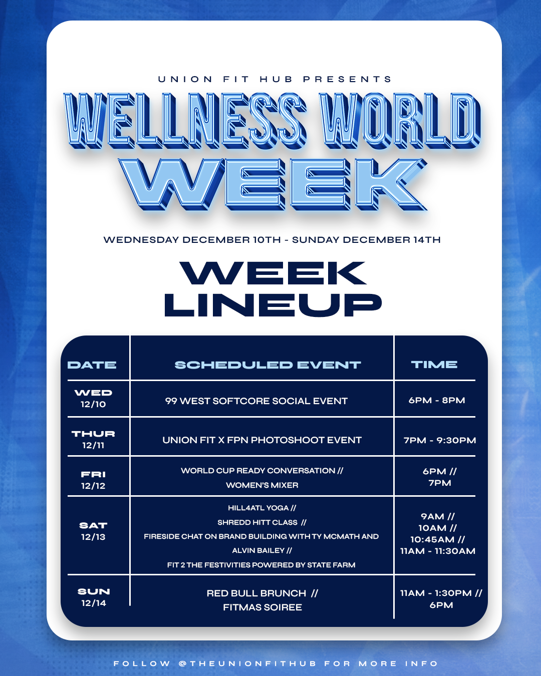 Wellness World Week