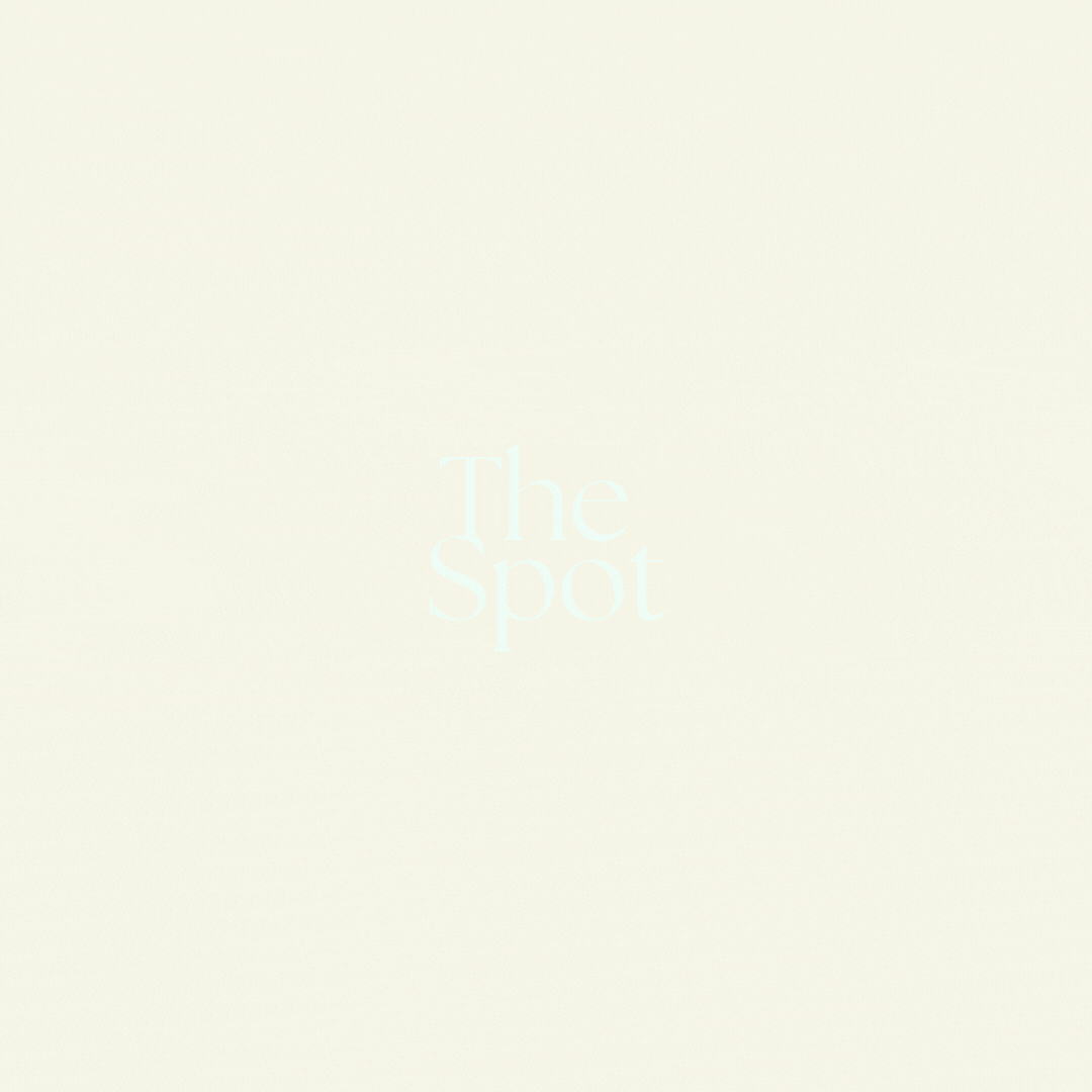 A light-colored background with the words 'The Spot' faintly visible in the center. Center point of personal development, epicentre the way is through, personal and spiritual development