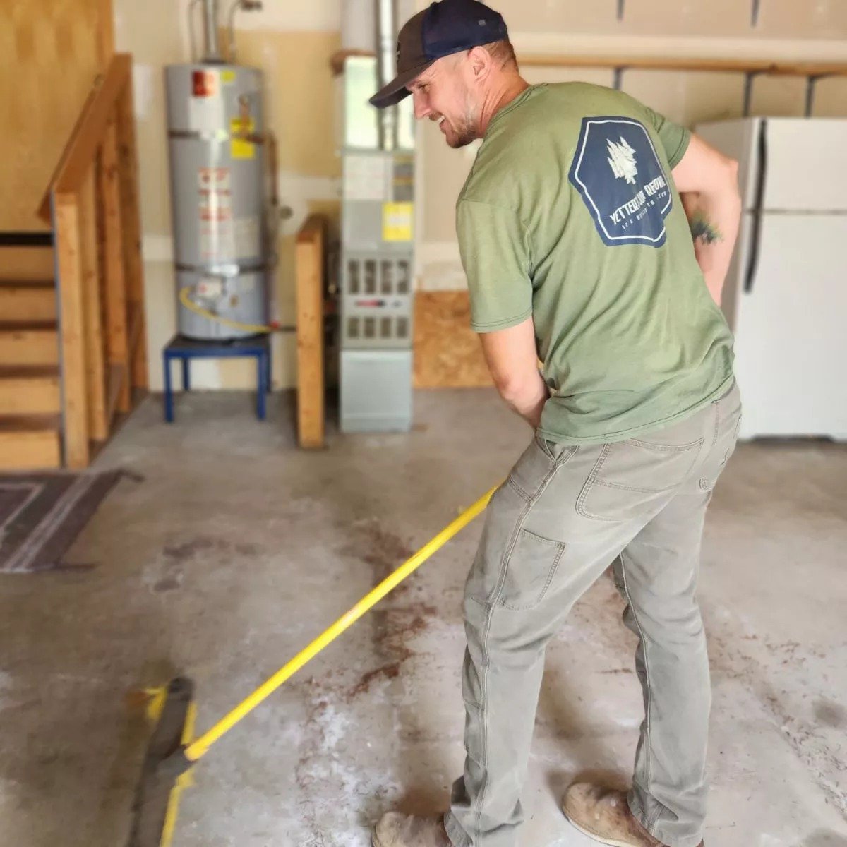 Yetter's Junk Removal cleans up after their removal