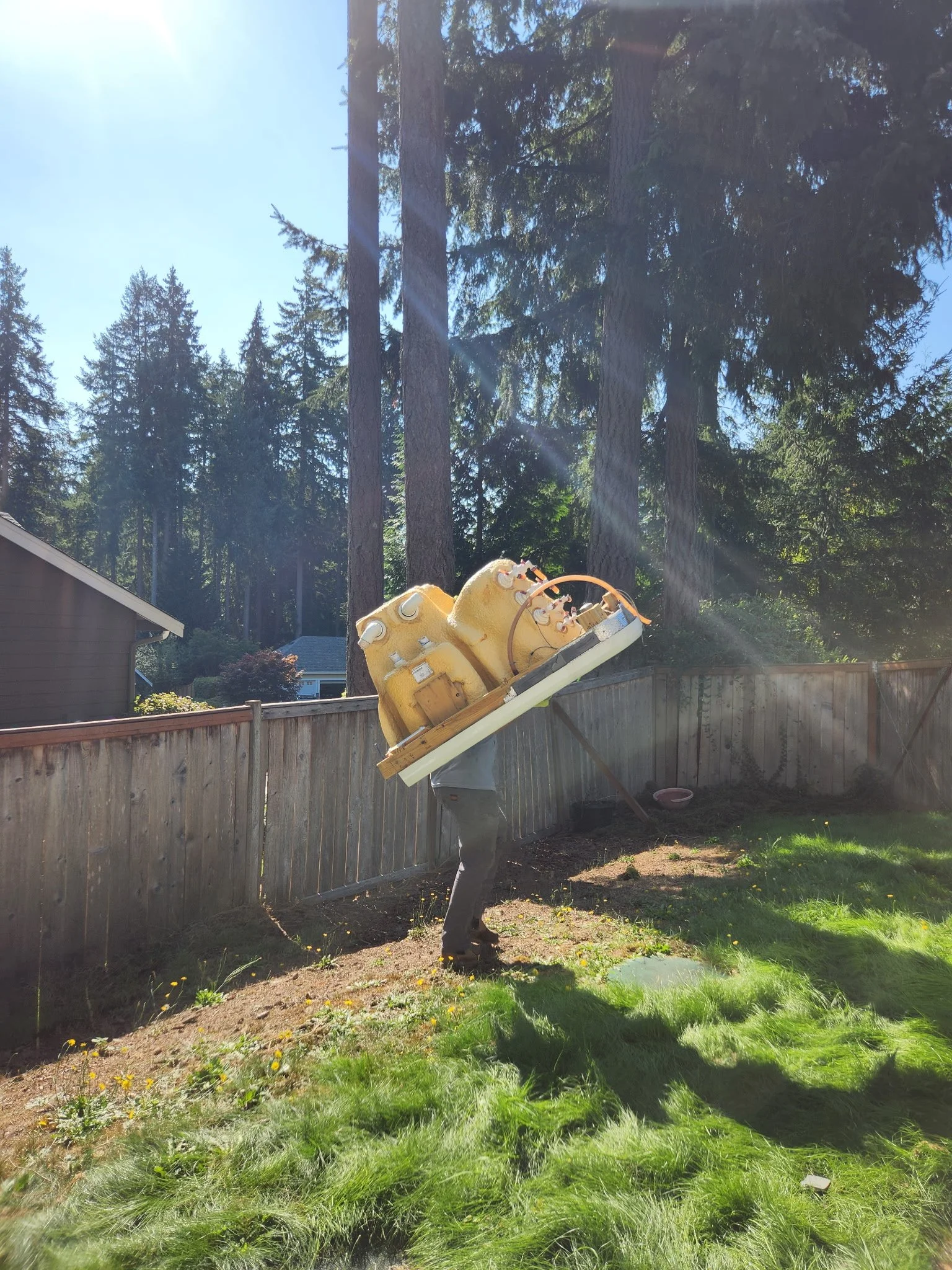 removal of hot tub in kitsap county