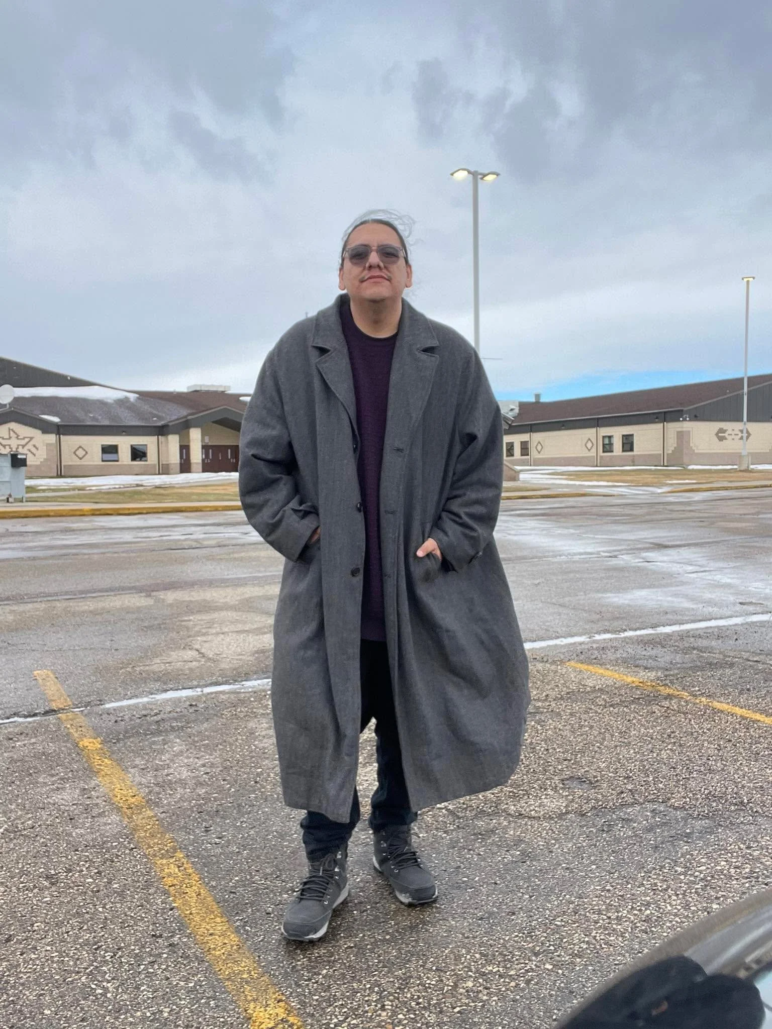 Tonight&rsquo;s performance w/parents &amp; community at Tiospaye Topa School has been postponed due to weather, but man my heart is full after getting to still come to the school, talk with the students &amp; teachers &amp; staff and still give them