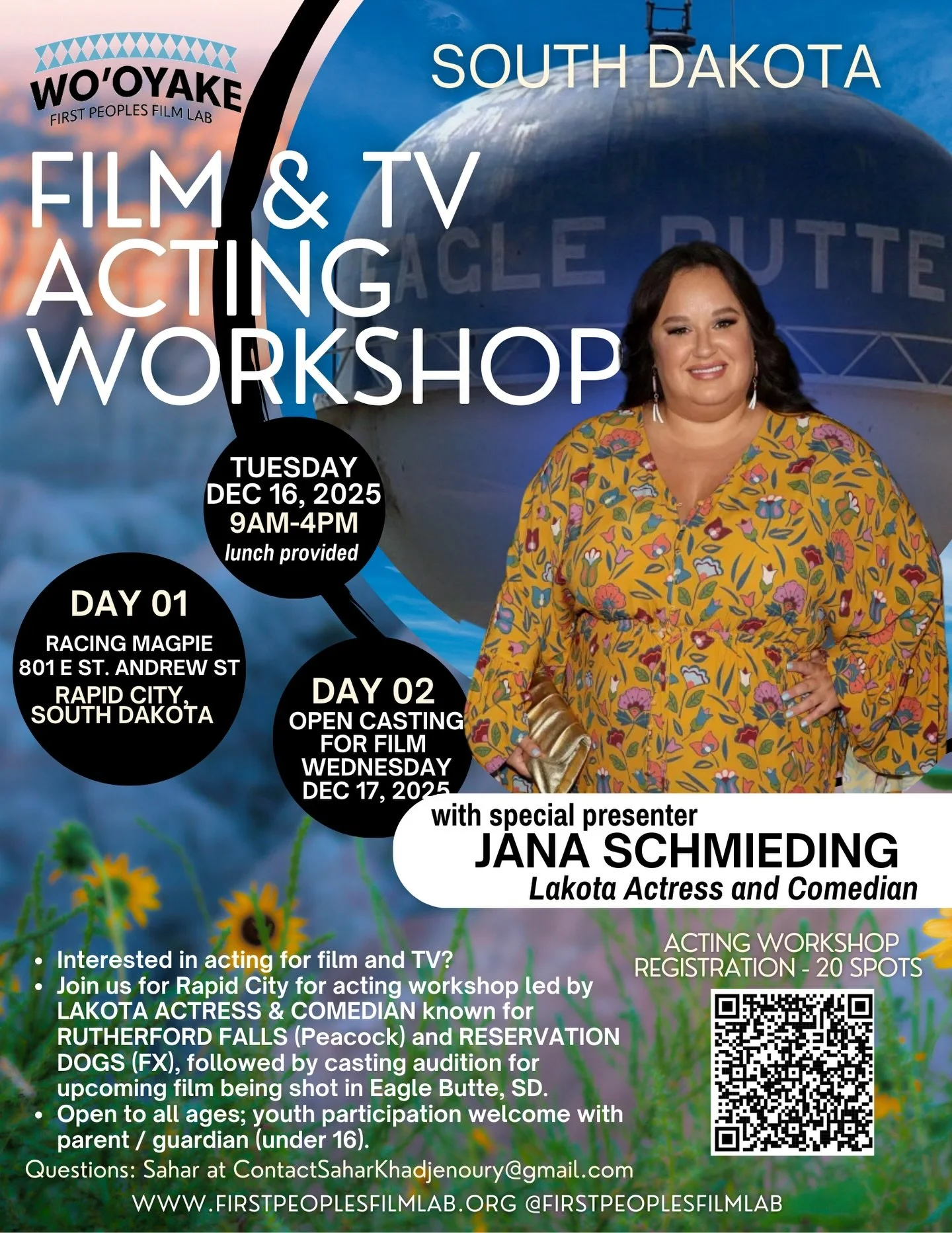 Reposting from @racingmagpie @firstpeoplesfilmlab - be sure to check this out if you&rsquo;re in Rapid!!!! I&rsquo;m so excited, I get to work as an apprentice in sound for the film project Directing Charlie! Super excited and extremely grateful - I 