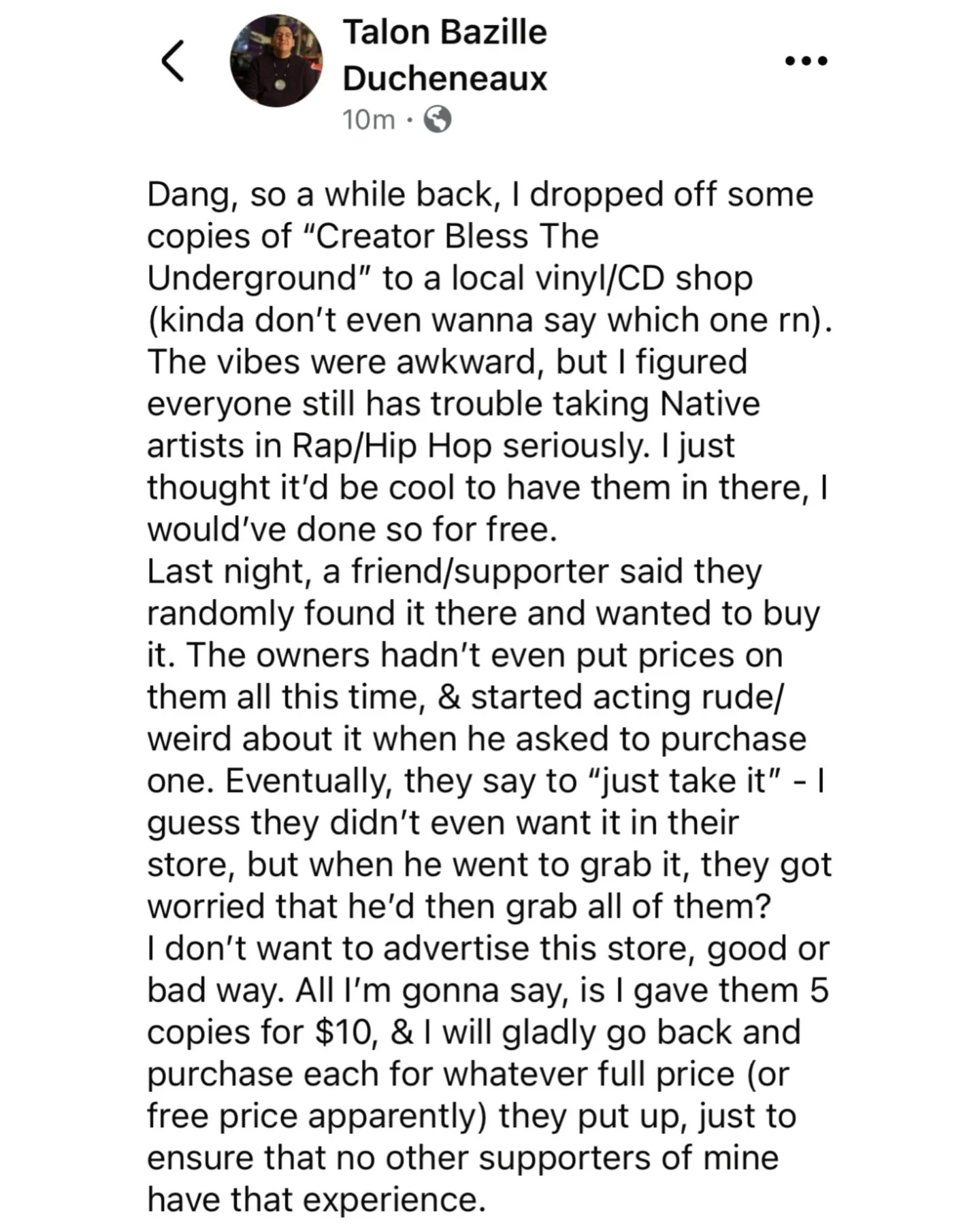 Nah, probs won&rsquo;t delete later 🤣
If you&rsquo;re a friend/fam/supporter, I promise to listen to you and appreciate your voice.
Gonna get those copies outta there ASAP