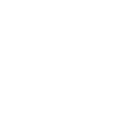 Simple white outline of a young plant with two leaves growing from soil.
