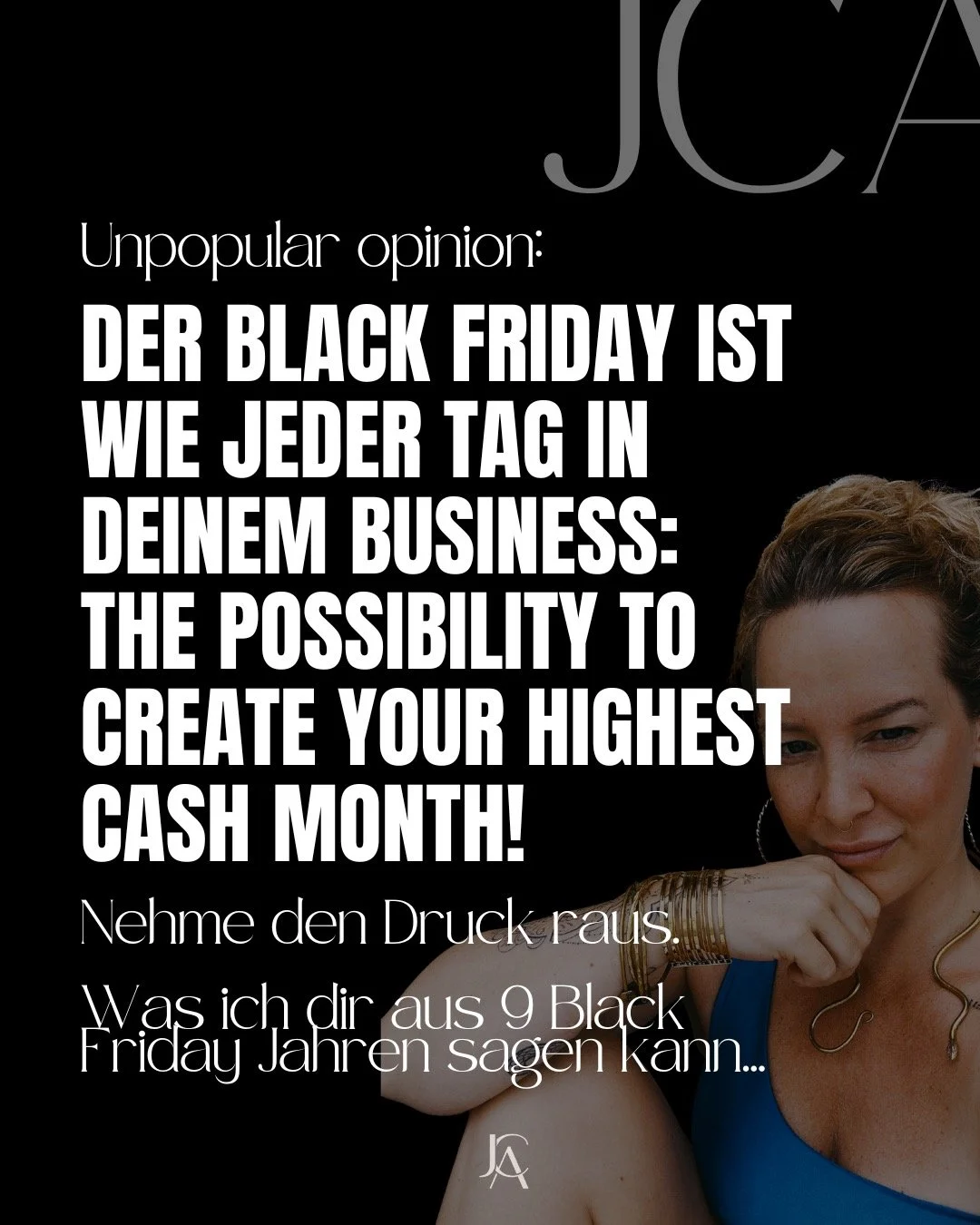 Jeder Tag kann der Tag sein... 
... an dem du die Anfrage deiner absoluten Traumkundin mit einem &bdquo;Schick mir die Details und den Link&quot; in den DMs hast.

... du morgens auf dein Handy schaust und &uuml;ber Nacht in deinem Signature Offer ei