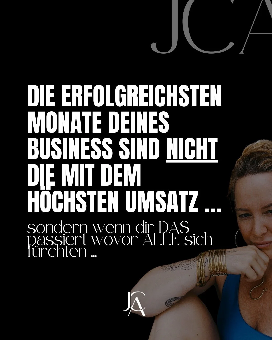 ... wenn die Kundin, mit der du seit Wochen in den DMs h&auml;ngt dich mit einem Male ghostet.

 &hellip; wenn du aufs Konto schaust und weisst: n&auml;chsten Monat wird&rsquo;s eng. So richtig.

&hellip; wenn das Angebot f&uuml;r das deine Kunden in