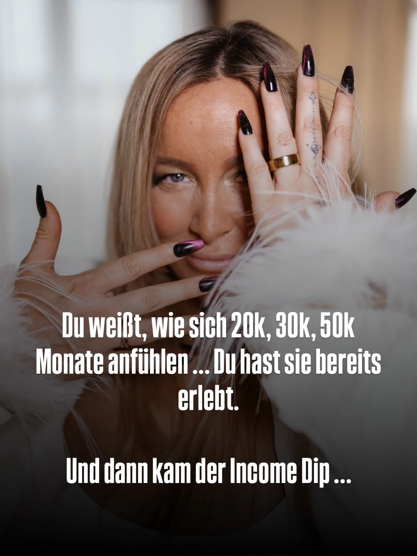 &hellip; ein Dip, der nicht nur einen Monat anhielt, sondern mit einem Male zur neuen Realit&auml;t wurde.

Und in dir?

Im ersten Monat verstandest du, warum es soweit kam &hellip; im zweiten Monat fingst du an zu zweifeln, warum du auf einmal nicht