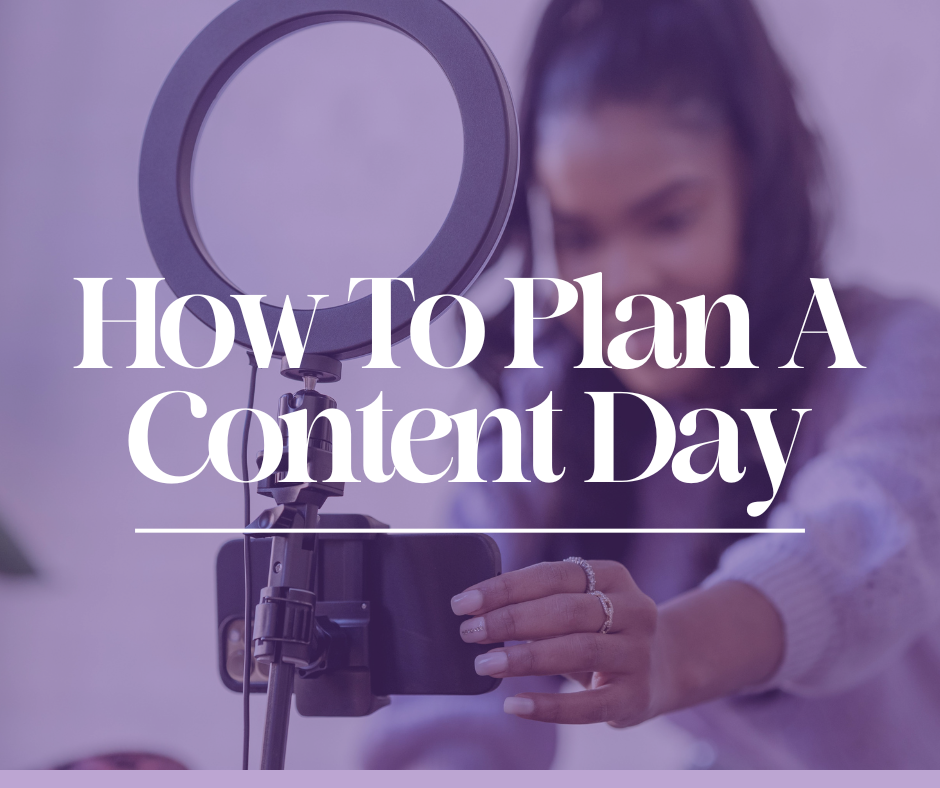How to plan a content day