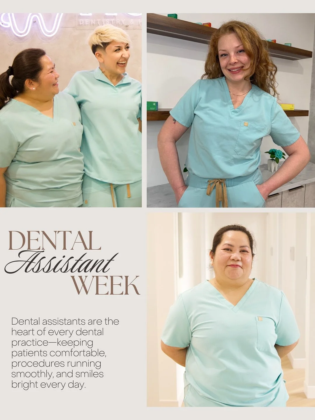 Happy Dental Assistant Week 🦷
A little love letter from Dr. Madani to our amazing assistants. ➡️💘

#dentalassistantlife #midtowntoronto