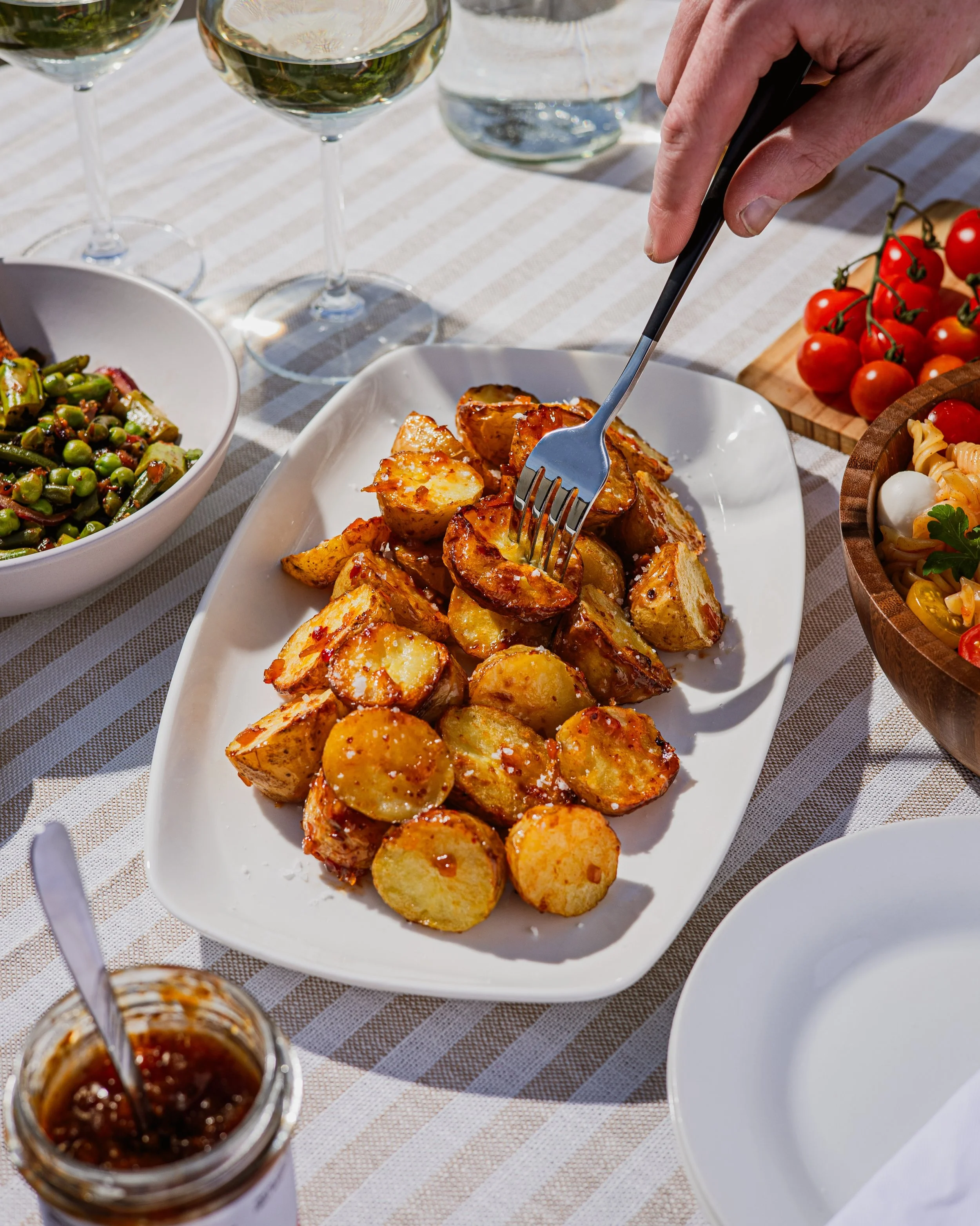 The worst thing about food photography? 

Cooking all the food, styling the food, setting up&hellip; and trying to not eat it all! 🙃 Can confirm that when we eventually got around to eating these spuds they were totally delicious!

We hope your bank