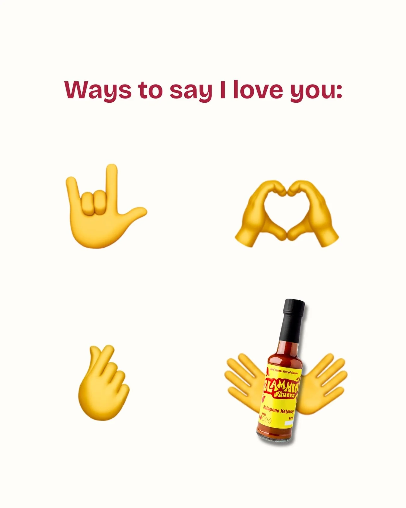 What can we say, our love language is hot sauce! 🌶️

Forget the socks for Father&rsquo;s Day this year&hellip; show him you love him with @slamminsauces! 🔥

#foodphotography #foodcontentcreator