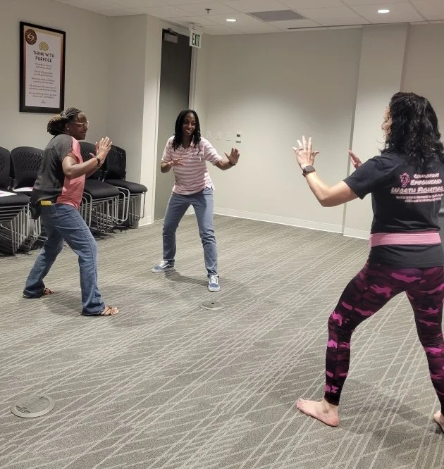 Community self-defense seminars provide much needed defense training to people of all ages and backgrounds to improve their safety and confidence.