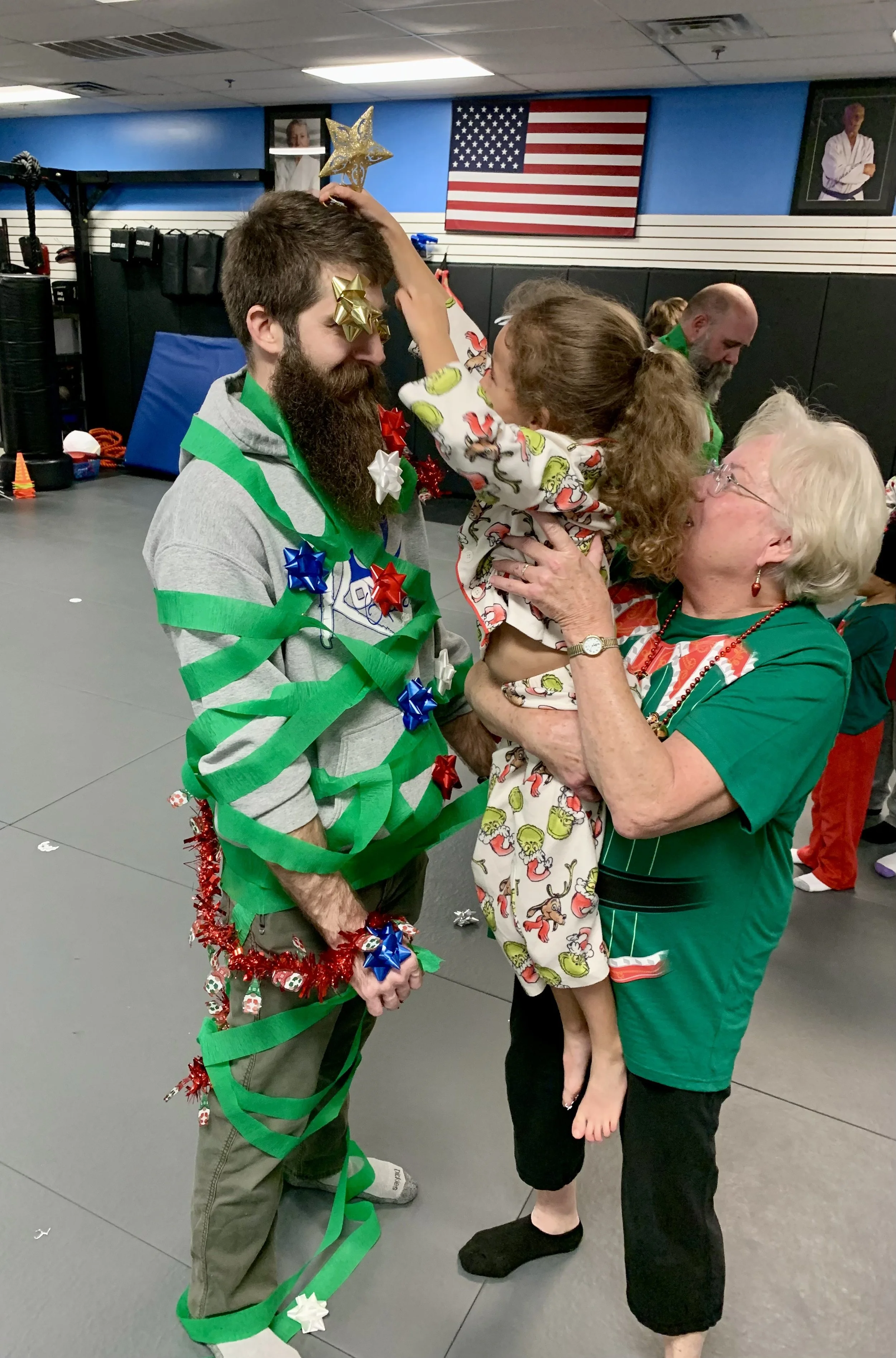 Special events for children promote team building, social interaction and bonding during our Ninja Elf kid's holiday party.