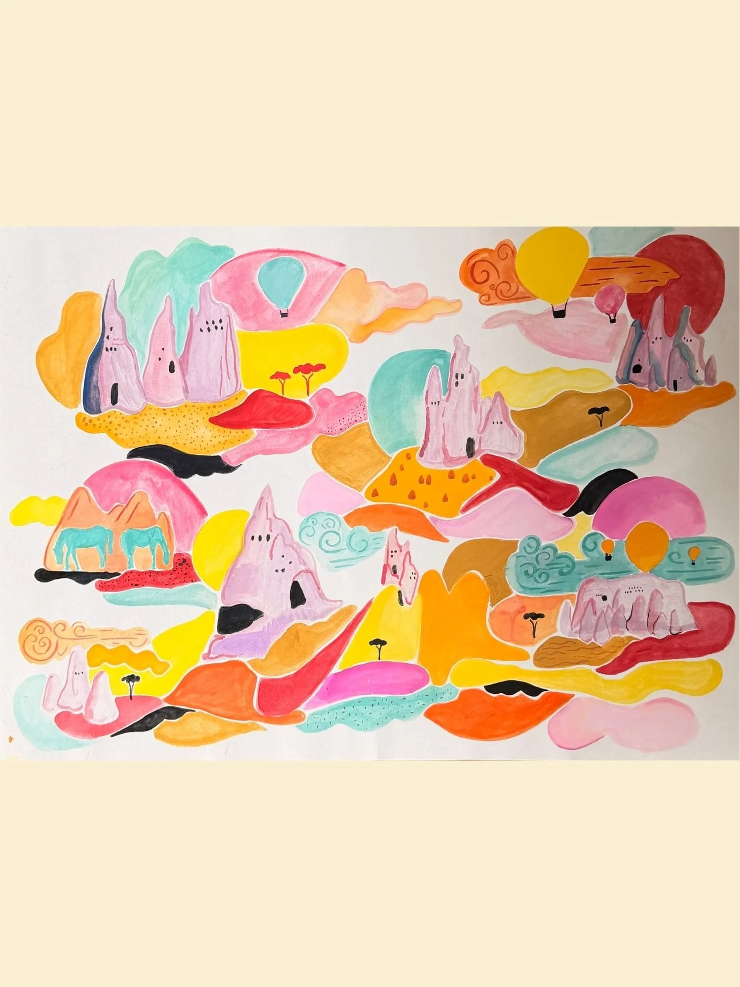 horses on Capadoccia  (ORIGINAL)