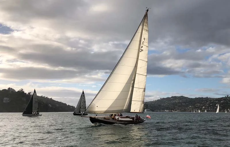 The Egelston family’s Lester Stone & Son-built 56-ft cutter Water Witch is another boat that could get you to reconsider your love of fiberglass.
© 2022 Jennifer Gridley
