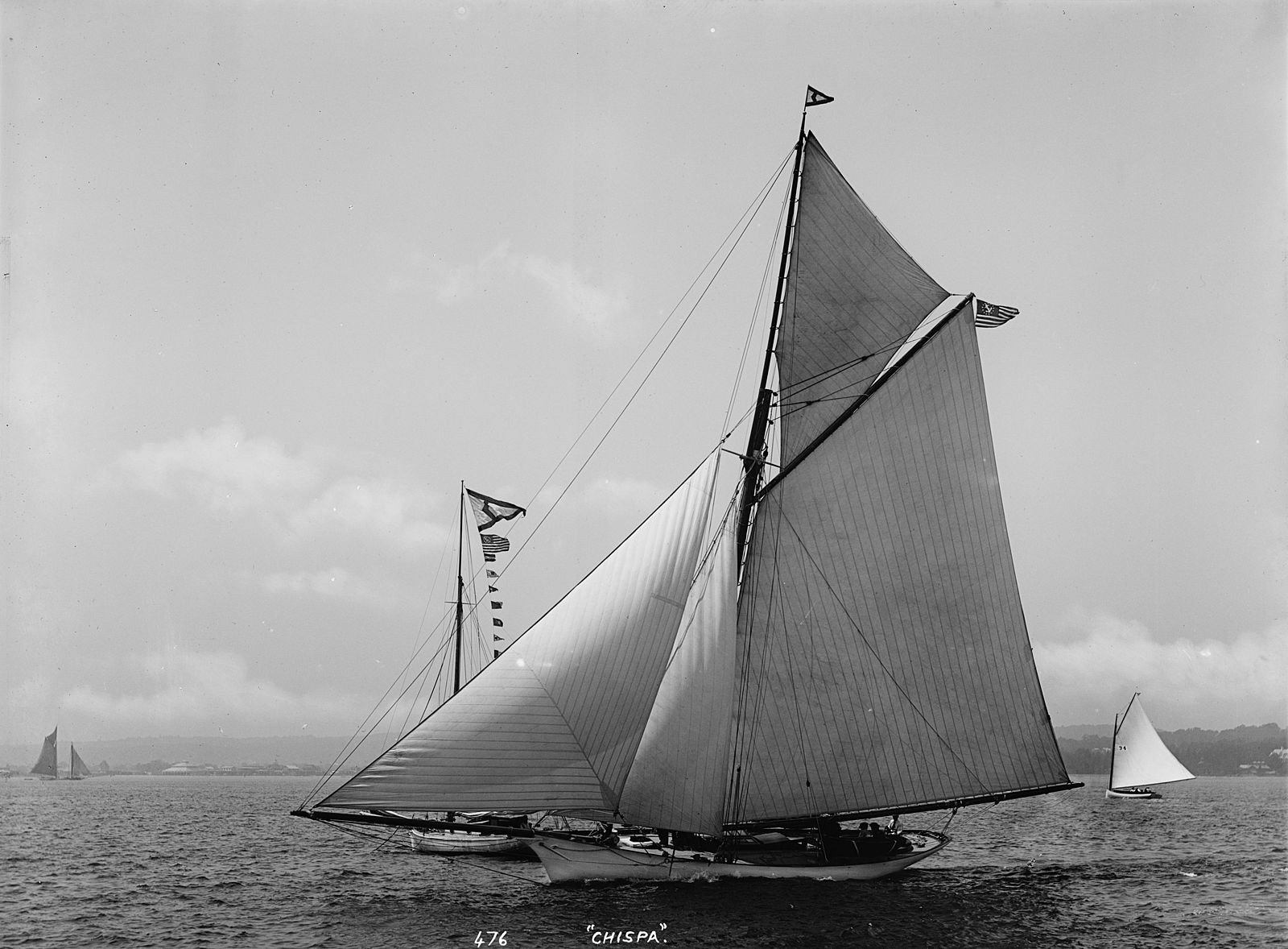 Jabez Howes, an SFYC Member, owned the famous racing sloop, Annie, which they brought around the Horn aboard the Clipper Ship Three Brothers, considered the world's largest ship at the time.