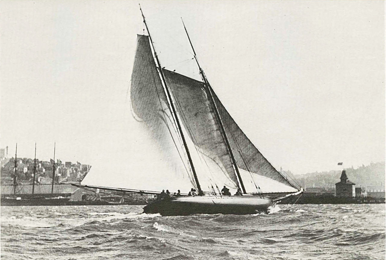 Isadore Gutte, the longest-serving SFYC Commodore owned the famed, Chispa, a Matthew Turner designed schooner.