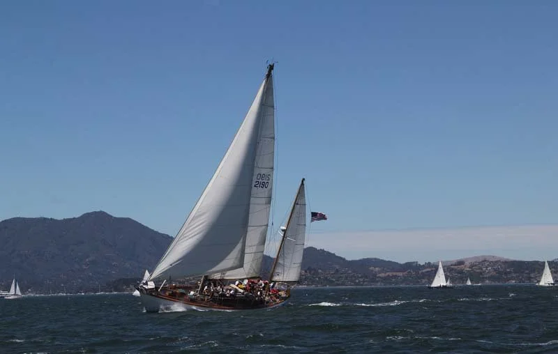 The 51-ft Sparkman & Stephens yacht Kay of Gõteborg is as sweet and beautiful as they come.
© 2022 Benson Lee