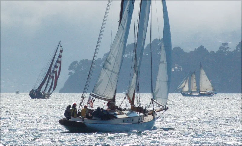 Thankfully the wind gods cooperated, as the fleet worked toward the finish near SFYC.
latitude/Andy
© Latitude 38 Media, LLC