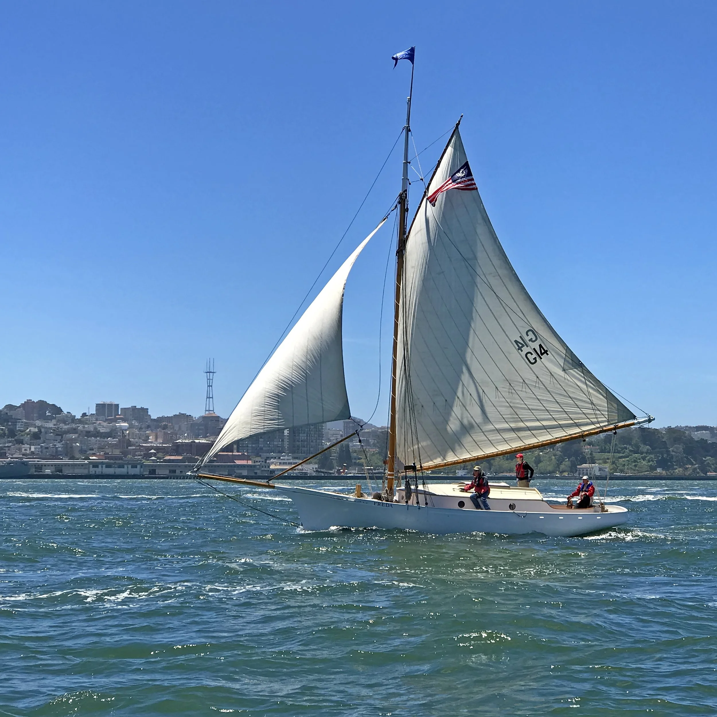 Freda, the oldest yacht on the West Coast
