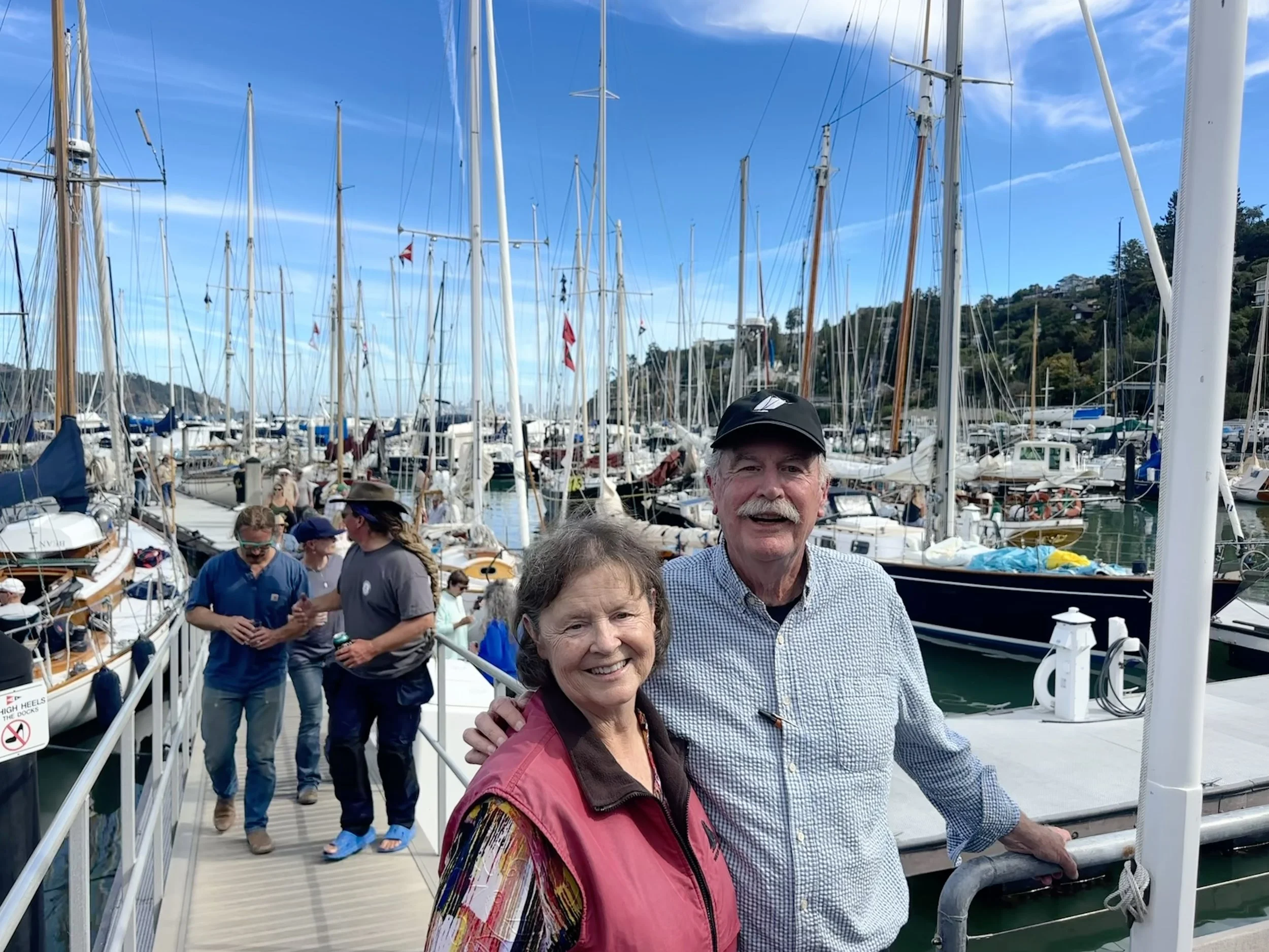 Angie Lacky & S/C John Swain, the regatta's founders.