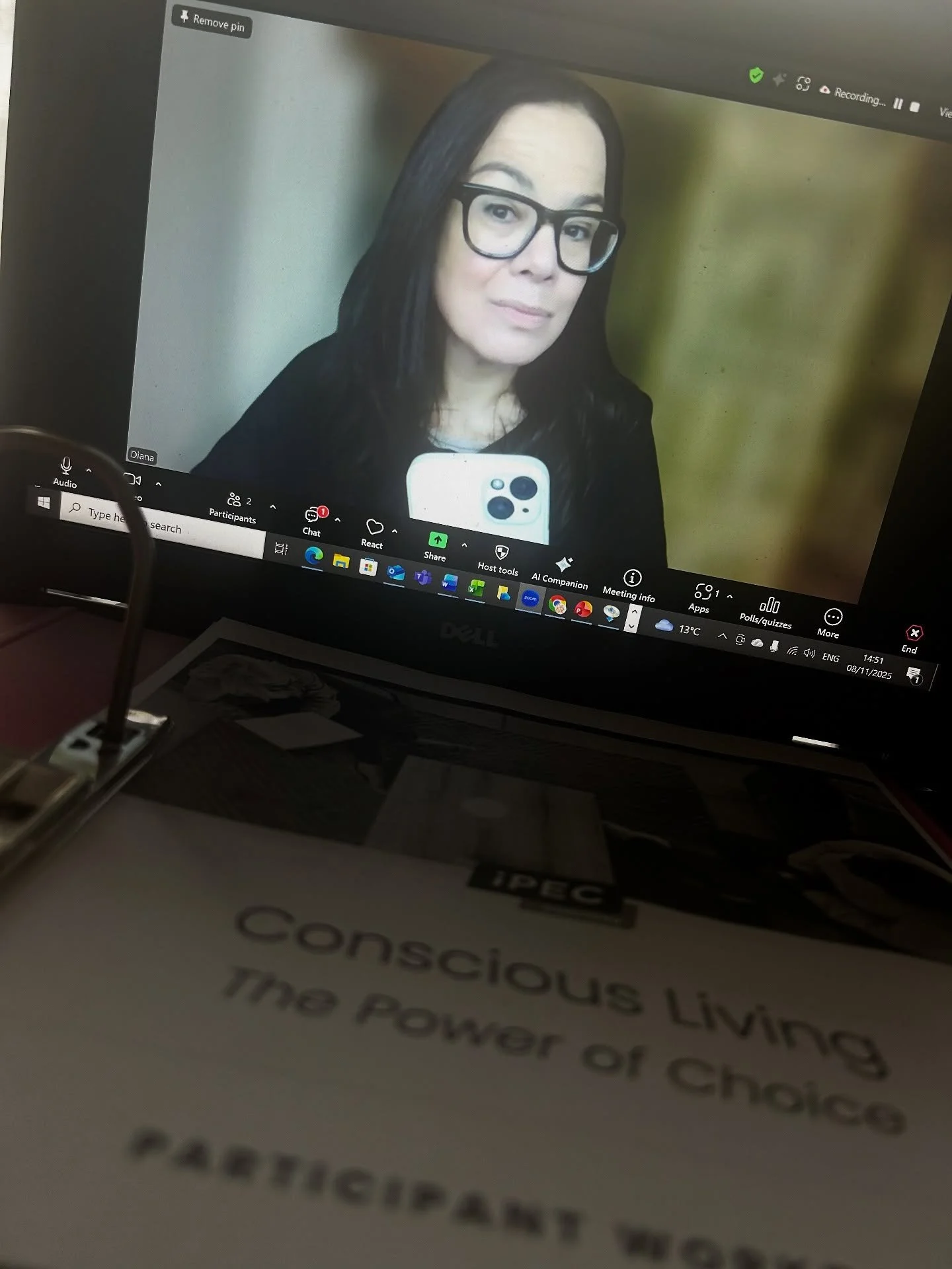 About to start the Conscious Living course with iPEC&hellip;  excited! Thank you @natalyaberdikyan for the invitation 😍