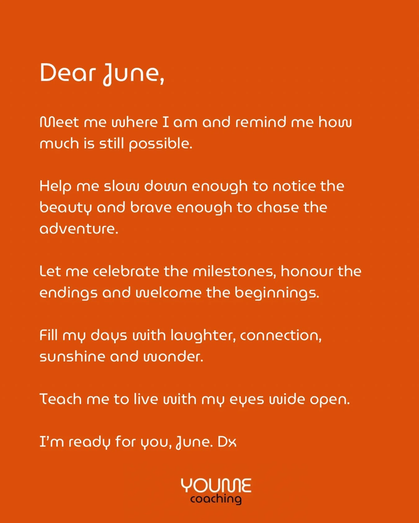 Welcome, June. One of my favourite months of the year.

It&rsquo;s the month my son was born, 17 years ago! which makes it special before it even begins.
It&rsquo;s also a month of intensity. Exams, deadlines, final projects, end-of-year celebrations
