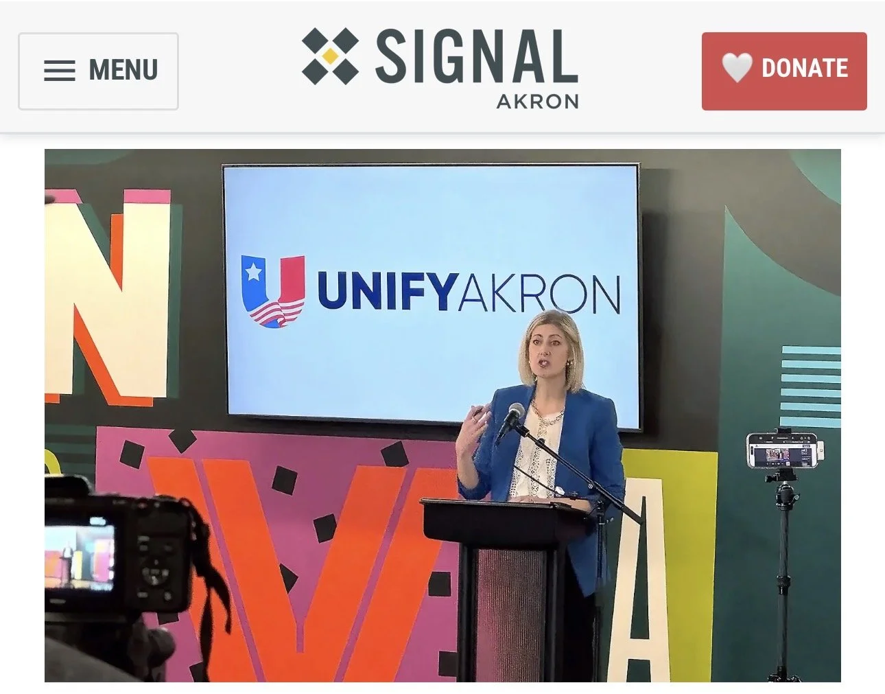 Signal Akron (Jan 7, 2026): Got opinions? Unify Akron wants you to share them with its Civic Assembly