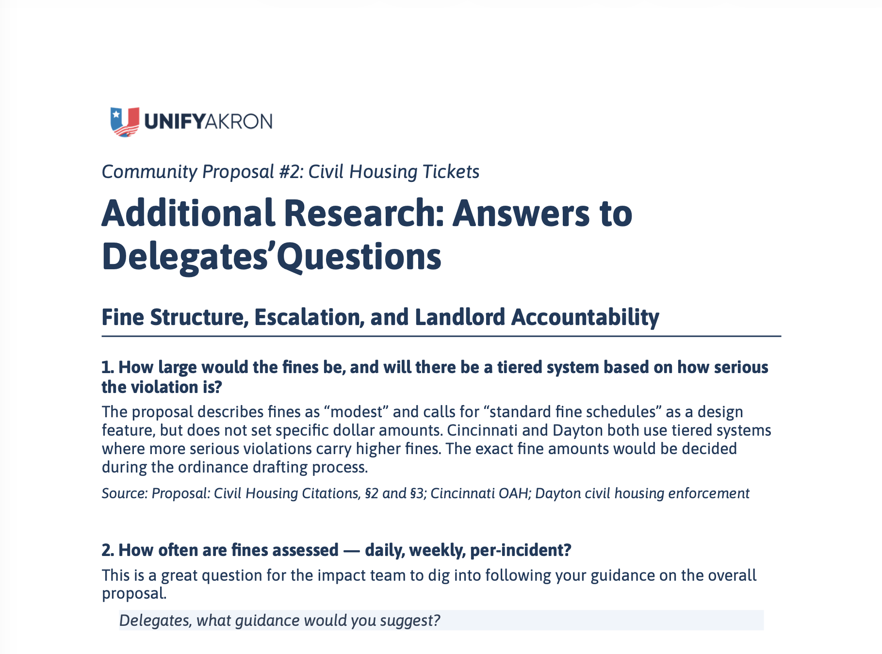Session #4: April 11 — #2 Civil Housing Citations Additional Research