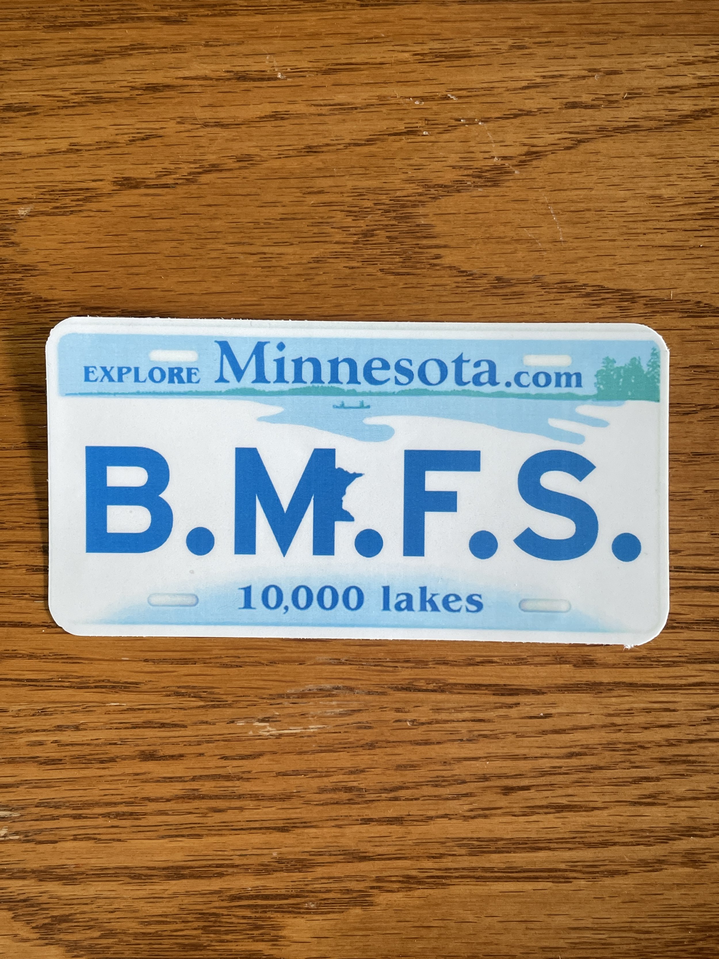 B.M.F.S Minnesota Sticker 2"x4"
