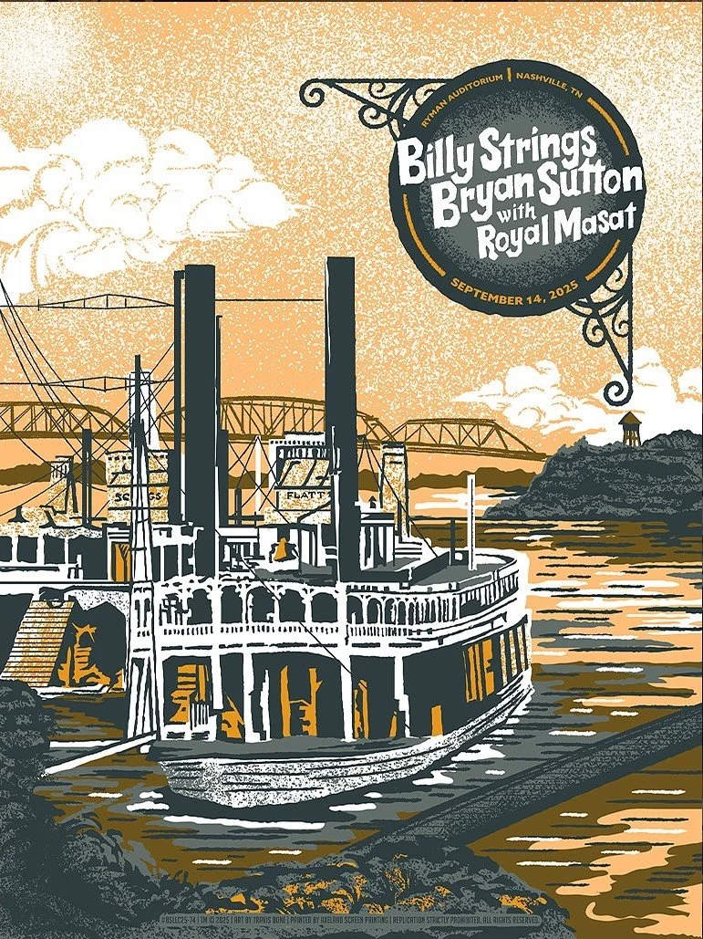 Billy Strings &amp; Bryan Sutton w/ Royal Masat 2025-09-14 Ryman Auditorium Nashville, TN