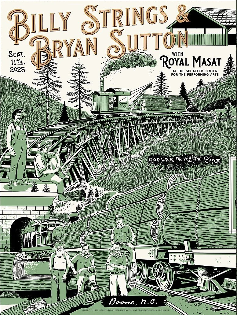Billy Strings &amp; Bryan Sutton w/ Royal Masat 2025-09-11 Schaefer Center for the Performing Arts
